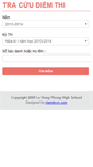 Mobile Screenshot of diemthi.thpt-lehongphong-nd.edu.vn